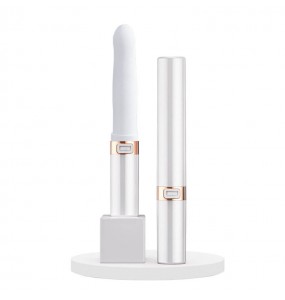 Japan GALAKU - MISSY PRO Lipstick Vibrator Stick (Chargeable - Pearl White)